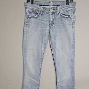 7 For All Mankind Light Blue Women's Jeans
